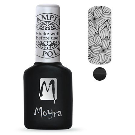 Moyra stamping  Gel Polish - Black 