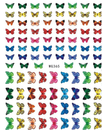 Butterfly Decals - WG365