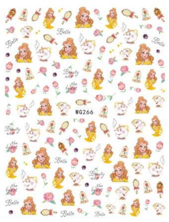 Belle Nail Decals WG266