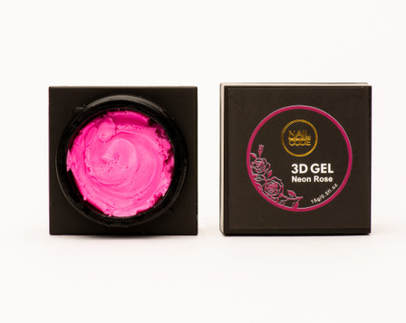 Nail Code 3d Gel - Neon Rose