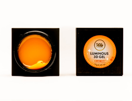  Nail Code Luminous 3D Gel -  Light Orange