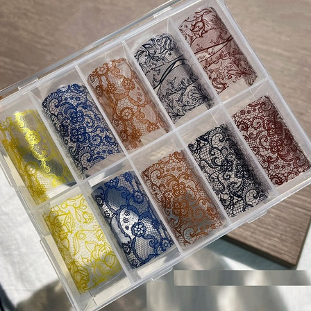 Nail Foil kit - Lace Mix