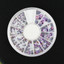 Light Purple Iridescent Rhinestone Wheel