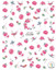 Floral/ Birds Nail Decal CA423