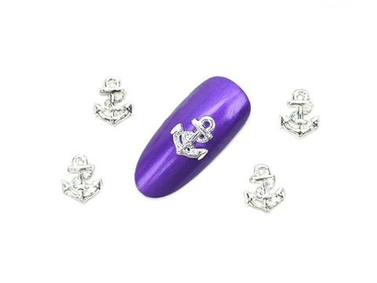 3d Silver Anchors