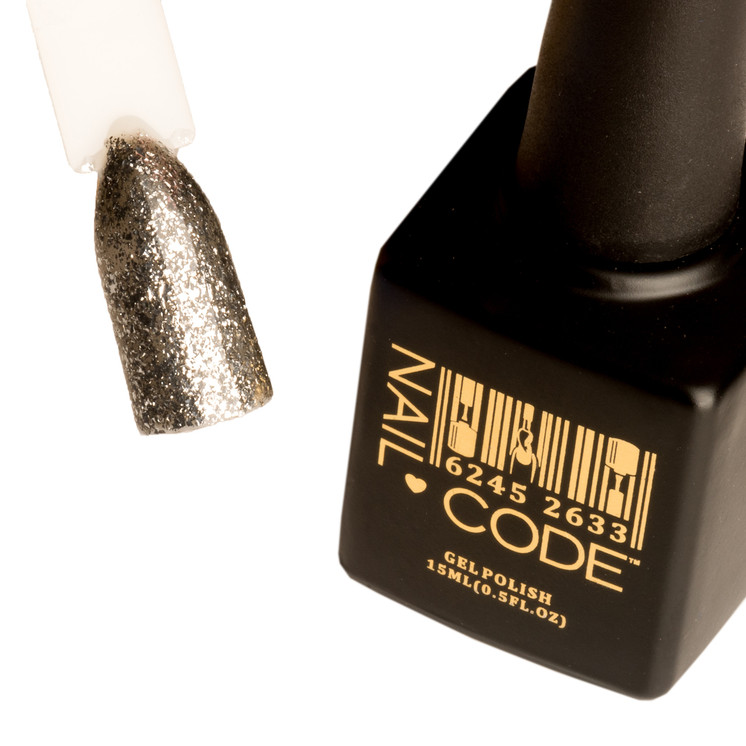 Nail Code Gel Polish - Gun Metal