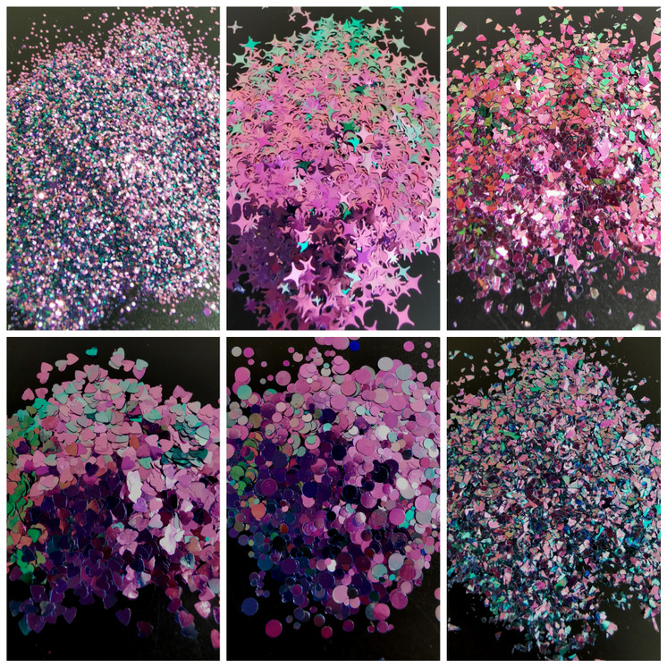 NC - Chameleon Glitter - Aqua/Purple