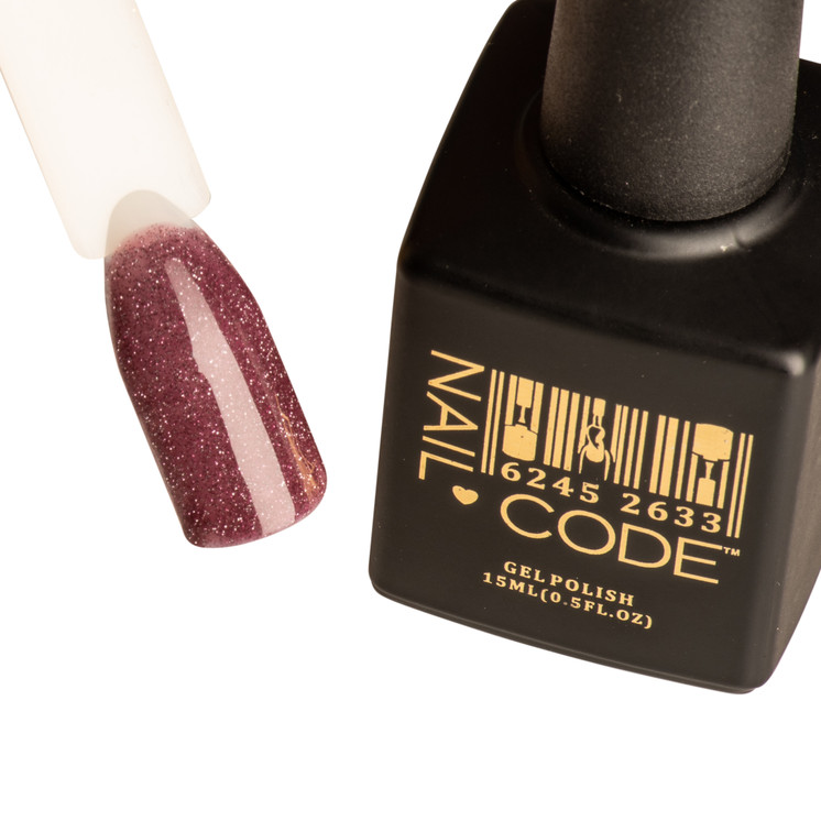  Nail Code Gel Polish - Dark Reflect Red