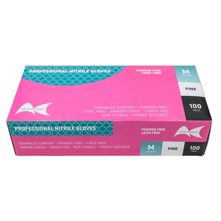 Artist Choice Pink Pink Gloves 100pk