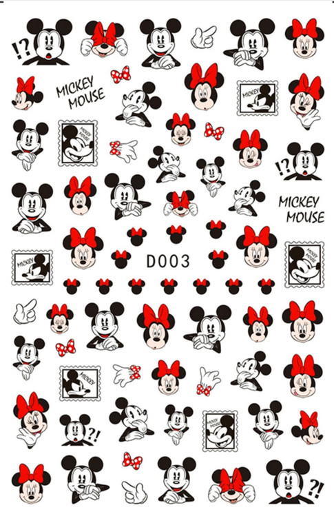 Mickey Decals D003