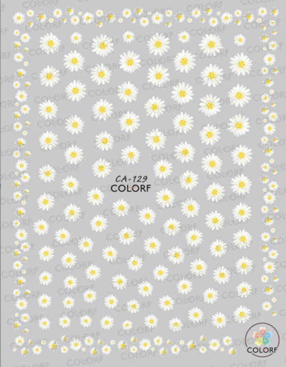  Nail Daisy Decal 