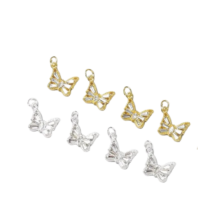 Butterfly Crystal Dangles