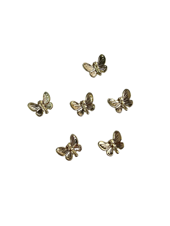 3d Gold Butterflies 