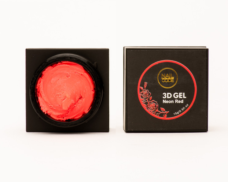  Nail Code 3d Gel -  Neon Red