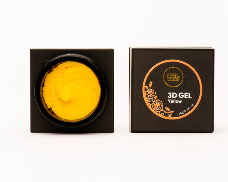 Nail Code 3d Gel - Yellow