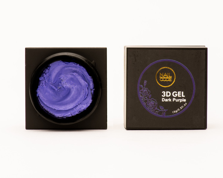 Nail Code 3d Gel - Dark Purple