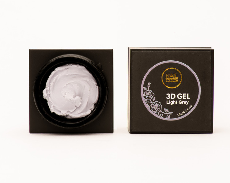 Nail Code 3d Gel -Light grey