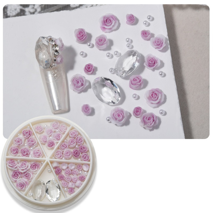 Flower & Stone Wheel - Purple