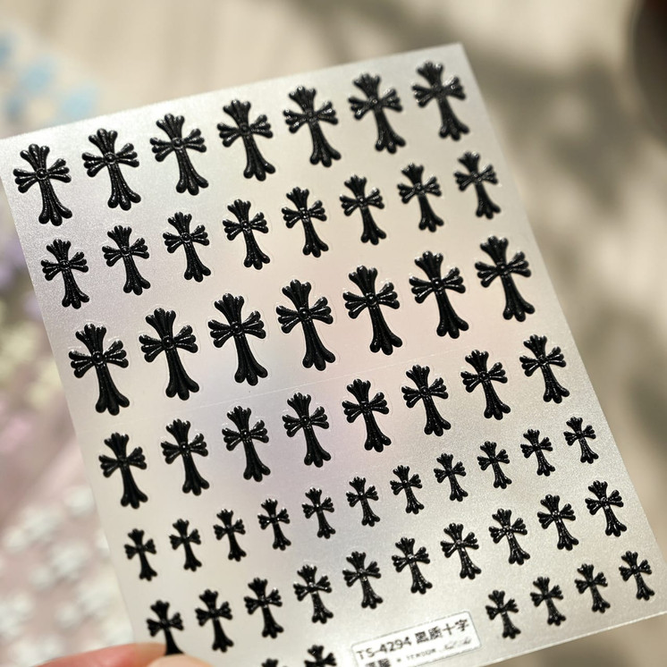 Black Cross Decals