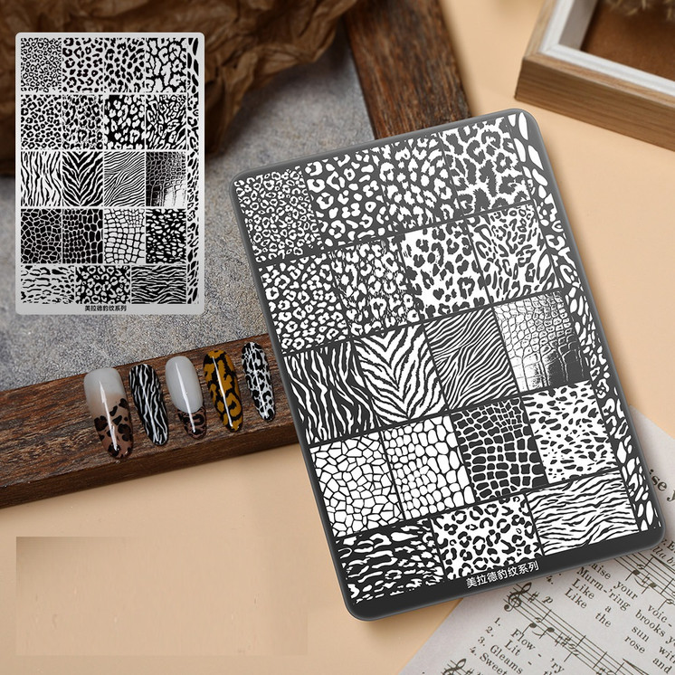 Animal Print Stamping Plate XL