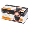 7140467 | BlakCat Level 3 Face Masks provide four layers of enhanced protection and nose and chin strips to ensure a secure fit.