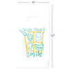 11098136 | 6 X 12 Brush Floss B Bags 100/Pack | Die-cut handles. Tough, biodegradable, white 2.0 mil plastic. 100 per pack.