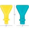 Flat Tips™ 48/Pack | In color-coded sizes to fit green (6.5mm) and yellow (4.2mm) HP tips.