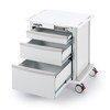 7065546 | Insight® Undercounter Storage Cart with Elock | Full-extension, ball-bearing drawer slides maximize storage capacity.