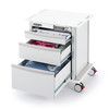 7065546 | Insight® Undercounter Storage Cart with Elock | Integrated handles on each side of top work surface help reposition the cart from any angle.