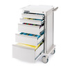 7065549 | Insight® Storage Cart with 5" Casters | Full-extension, ball-bearing drawer slides maximize storage capacity.