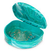 Brights Marbled-Color Retainer Cases | Vented hinge. 7/8" deep inside.