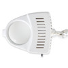 Articulated Lamp with Deluxe Magnifier | Multi-position mounting bracket with adjustable clamp provides for permanent or temporary installation on surfaces up to 2⅜" thick.