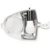 7147317 | Lamp uses incandescent or LED bulbs up to 60-watt equivalent (bulb not included).