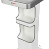 7526311 | Woodpecker Dental Trolley Cart | Built for functionality, it features two enclosed shelves with back and side walls to prevent drops.