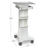 7526311 | Woodpecker Dental Trolley Cart | Designed for smooth maneuverability and smart organization.