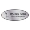 301739 | Personalized Oval MetaLite Name Badge