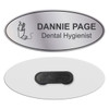 Personalized Oval MetaLite Name Badge