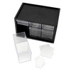 70103338 | Stackable cabinets provide quick access to supplies.