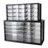 70103345 | Organize a variety of small items with the Black 14-Drawer Benchtop Cabinet.