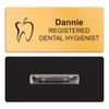 301759 | MetaLite plastic name badges in silver or gold