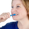 71098146 | SmileGoods® Swift™ Mini Brush 24-Packs 6/Case | Easy-grip handle includes a built-in dental pick and tongue cleaner, ideal for on-the-go touch-ups or a quick freshen-up before appointments.