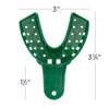70103347 | Excellent Bio Trays Disposable Impression Trays Large Lower 12/Pack | Perforated design ensures superior retention of impression materials, while color coding allows for quick and easy size identification. Disposable. 12 per pack.