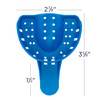 Tray Aways® Disposable Perforated Impression Trays Medium Upper 12/Pack