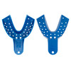 7017088 | Tray Aways® Disposable Perforated Impression Trays Large Lower 12/Pack | Rigid, high-impact styrene construction delivers precise, dimensionally stable impressions where accuracy matters most.
