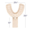 7158259 | ECOsply™ Biodegradable Disposable Impression Trays Assortment 10/Pack | Each tray is clearly marked for quick identification. 10 per pack.