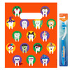 8 x 10 Halloween Character Teeth Bags 100/Pack