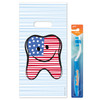 11098183 | Our colorful, 2-sided Patient Bags feature a fresh, dental-themed design to make your patient home care packages stand out.