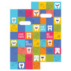 6 x 12 Small Habits Big Smiles Bags | Our colorful, 2-sided Patient Bags feature a fresh, dental-themed design to make your patient home care packages stand out.