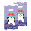 6 x 12 Chill Penguin Bags | Brighten the season with our colorful patient bags