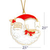 9017832 | Celebrate the season with our annual brass ornament. 2.5" diameter.